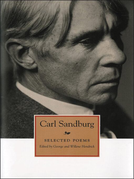 Title details for Selected Poems by Carl Sandburg - Available